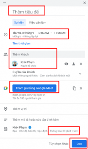 Cách Dùng Google Calendar Để Quản Lý Công Việc Hàng Ngày