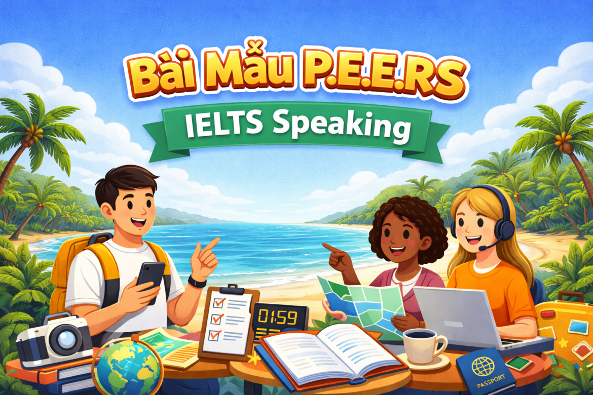 Bài Mẫu IELTS Speaking Part 2 Theo Công Thức P.E.E.R.S