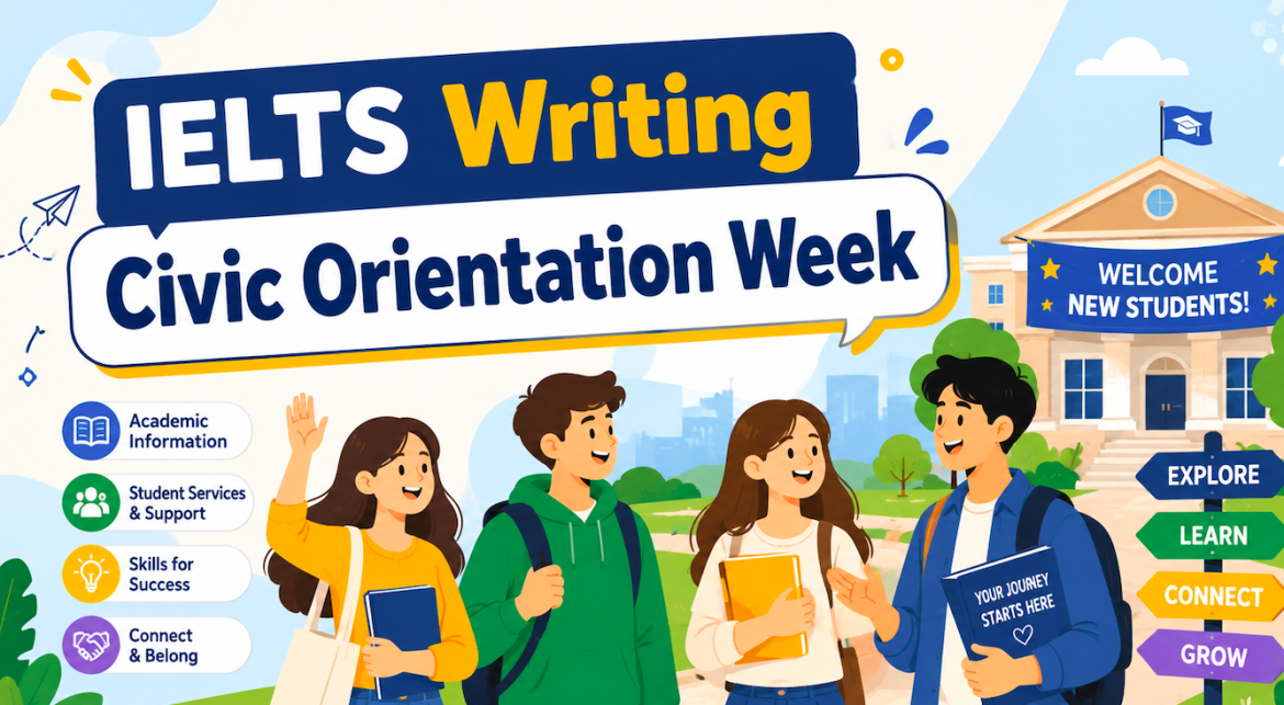 IELTS Writing Về Tuần Sinh Hoạt Công Dân Ở Đại Học