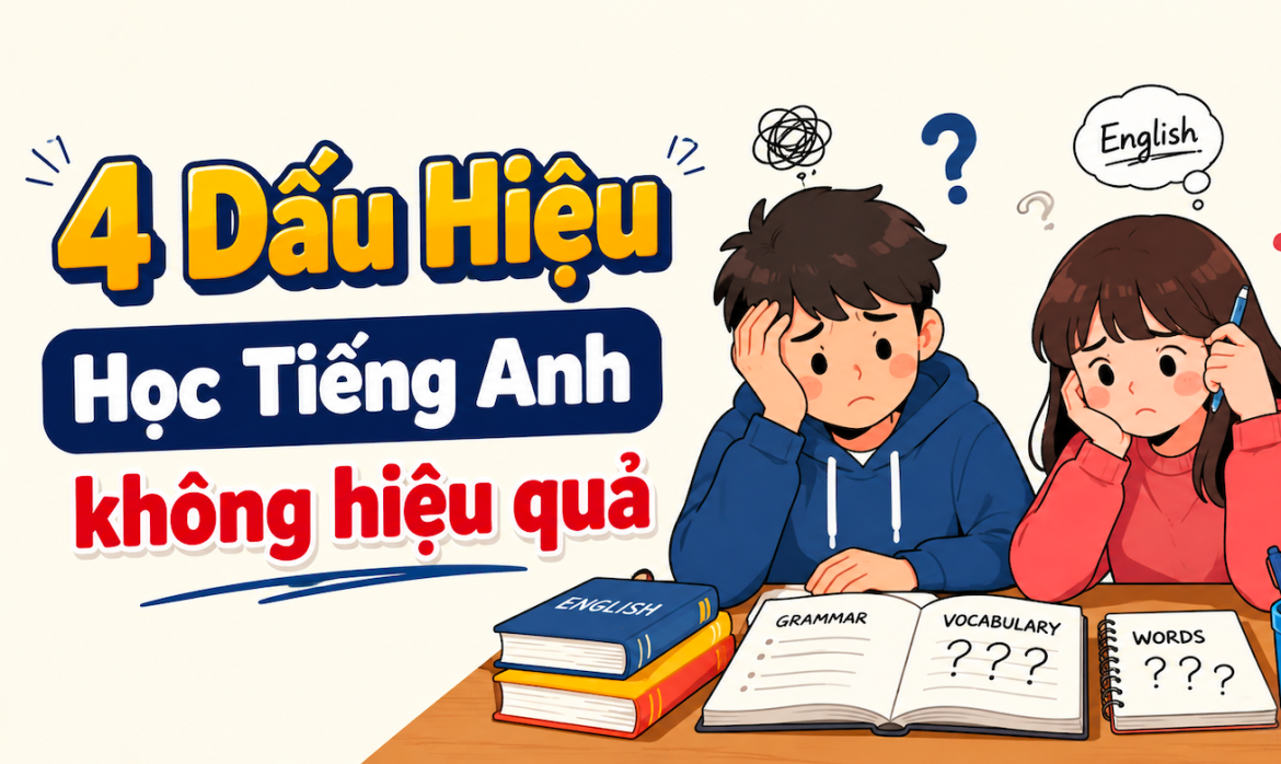 4 Dấu Hiệu Sinh Viên Học Tiếng Anh Không Hiệu Quả