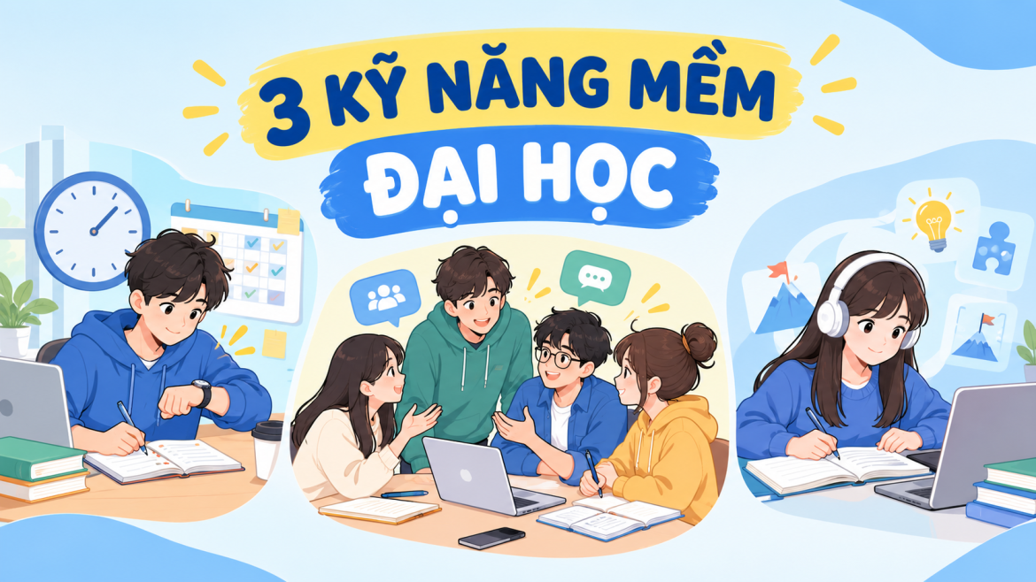 3 Kỹ Năng Mềm Giúp Sinh Viên Không Bị Đuối Ở Đại Học