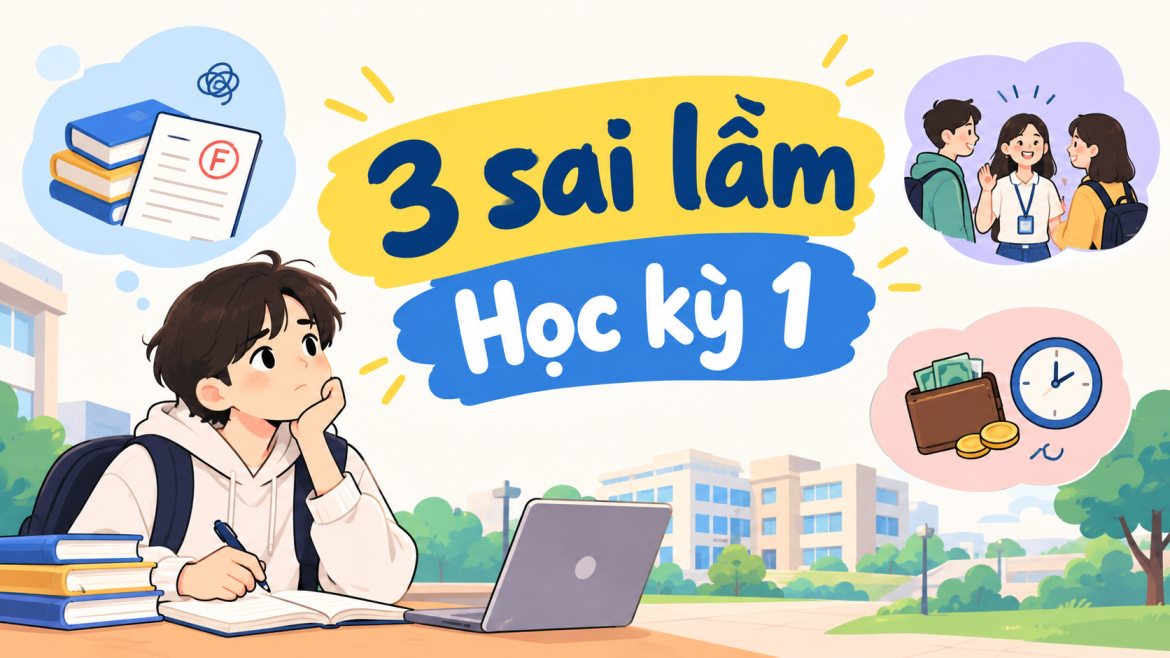3 Sai Lầm Trong Học Kỳ 1 Mà Sinh Viên Dễ Mắc Phải